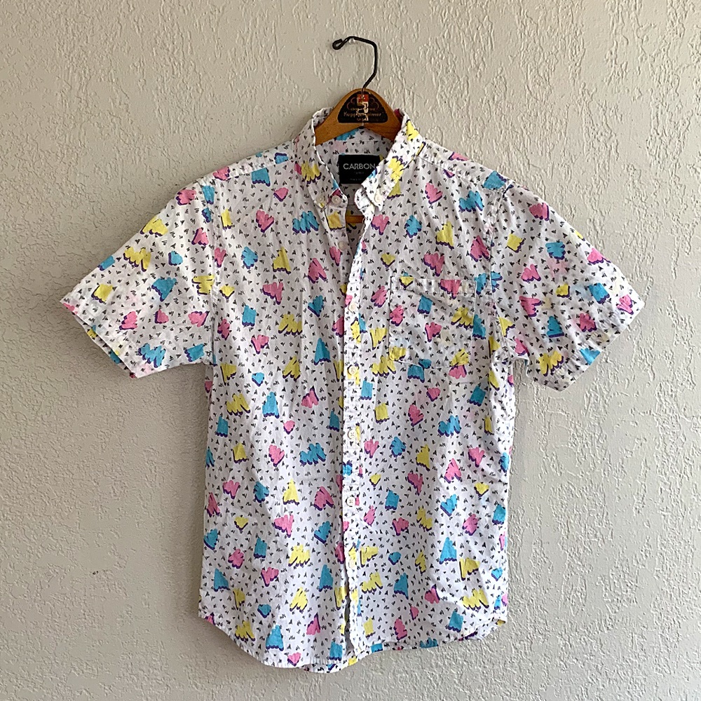 Carbon Retro Button Down